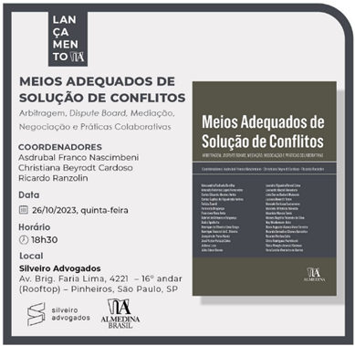 lançamento de livro sobre solução de conflitos